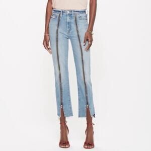 Mother Superior High Waisted Rascal Zip Step Fray in Misbeliever Sz.27